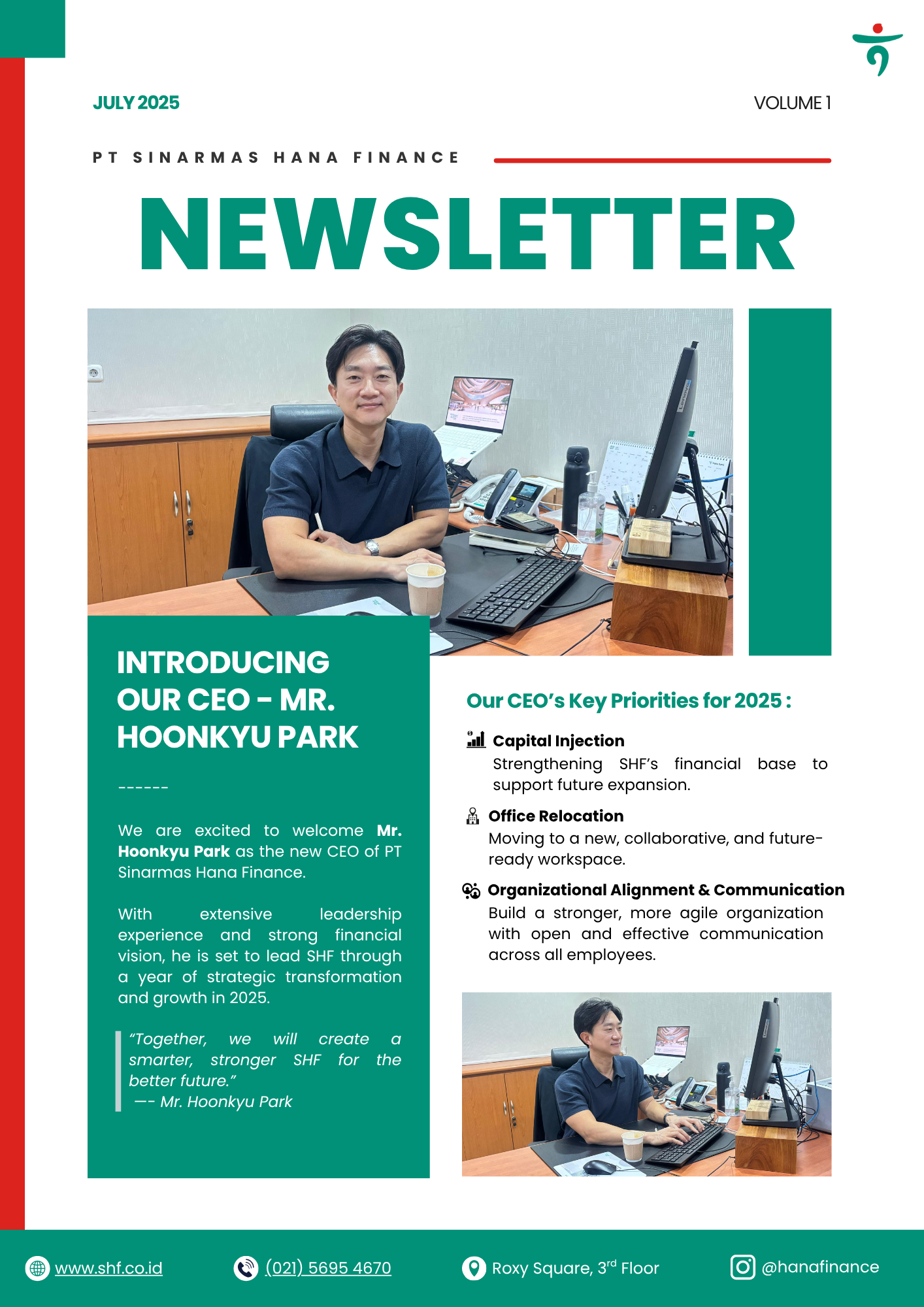 SHF Newsletter