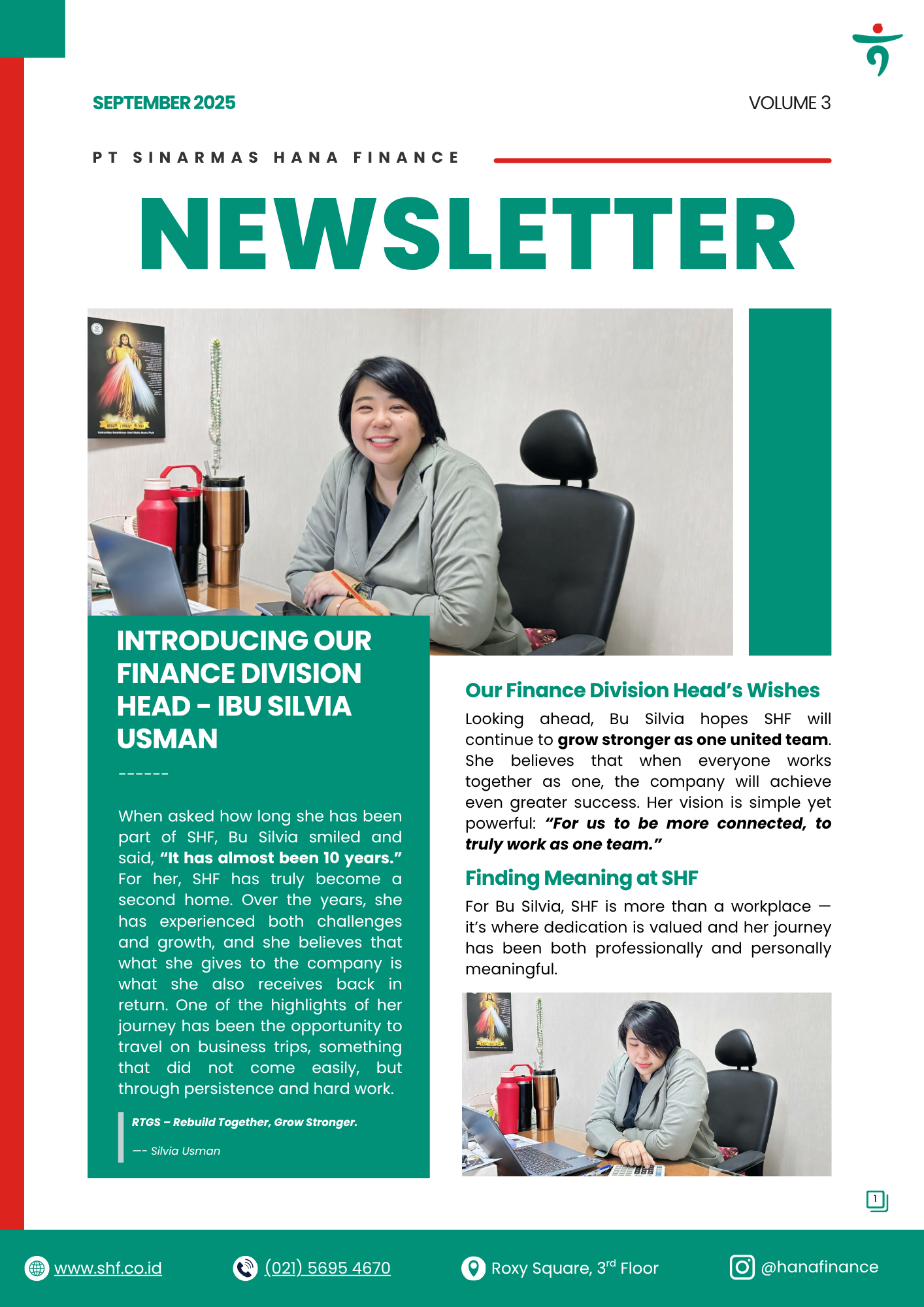SHF Newsletter Sep 2025